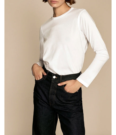 The Long Sleeve Perfect Tee - White